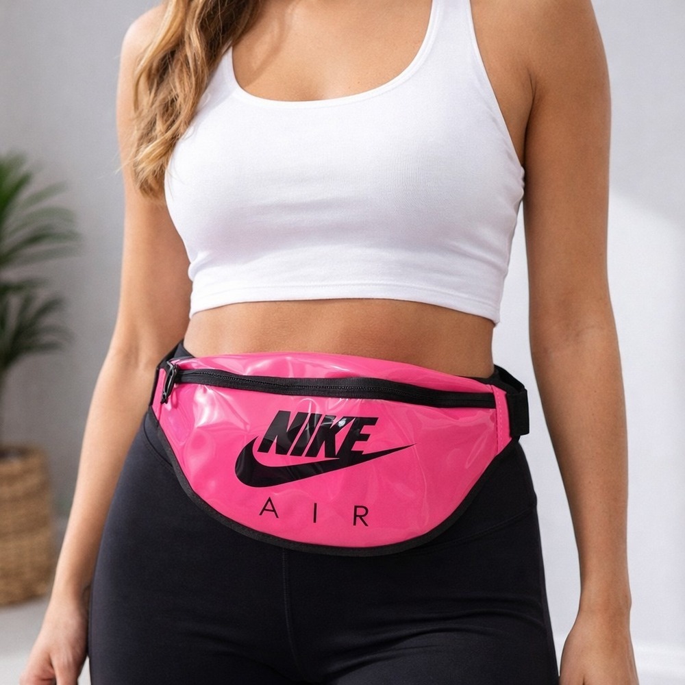 Nike Air Heritage‎ Hip Neon Pink Fanny Pack Belt Bag New Gym School Travel Cross